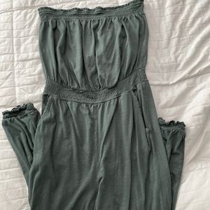 Aerie strapless jumpsuit
